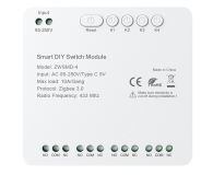 Avatto 4-kanałowy moduł przełącznika ZigBee ZWSMMD-4-250V - 1510620 - zdjęcie 1